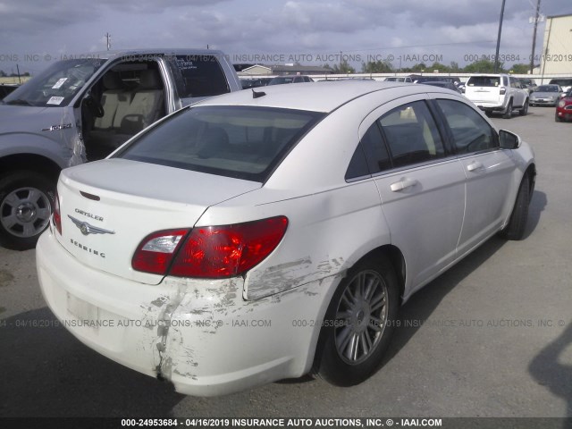 1C3LC56B29N560990 - 2009 CHRYSLER SEBRING TOURING/LIMITED WHITE photo 4