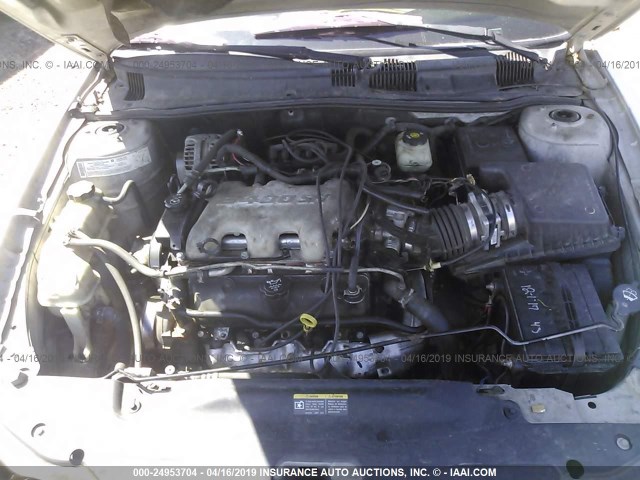 1G2NE52E85M140346 - 2005 PONTIAC GRAND AM SE BLACK photo 10