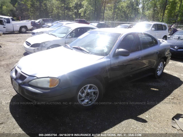 1G2NE52E85M140346 - 2005 PONTIAC GRAND AM SE BLACK photo 2