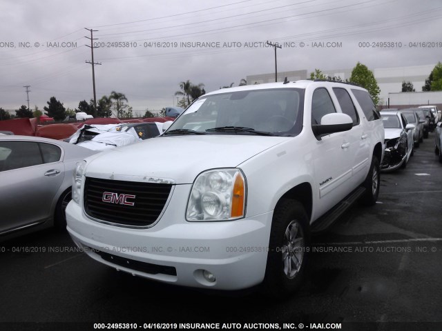 1GKS2KE77DR215370 - 2013 GMC YUKON XL K1500 SLT WHITE photo 2