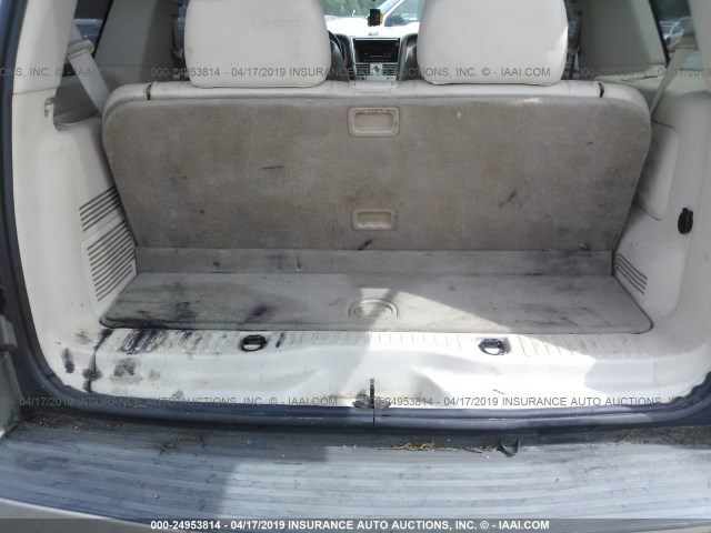 5LMEU68HX4ZJ08448 - 2004 LINCOLN AVIATOR 金色 照片 8