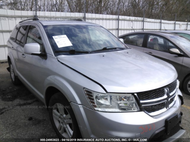 3C4PDCBBXCT323255 - 2012 DODGE JOURNEY SXT SILVER photo 1