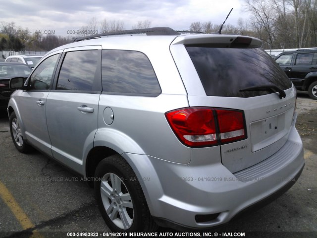 3C4PDCBBXCT323255 - 2012 DODGE JOURNEY SXT SILVER photo 3