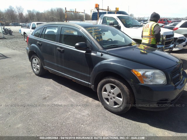 1B3HB28C88D535865 - 2008 DODGE CALIBER BLACK photo 1