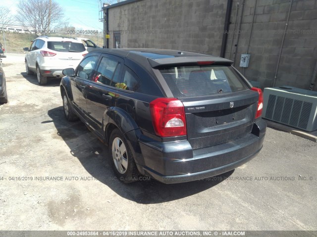 1B3HB28C88D535865 - 2008 DODGE CALIBER BLACK photo 3