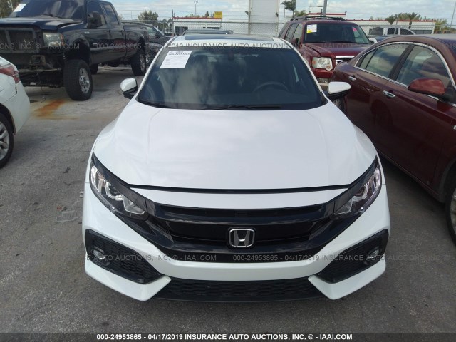 SHHFK7H58HU417536 - 2017 HONDA CIVIC WHITE photo 6