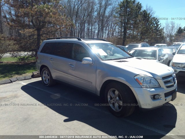 4JGBF71E97A137142 - 2007 MERCEDES-BENZ GL 450 4MATIC SILVER photo 1