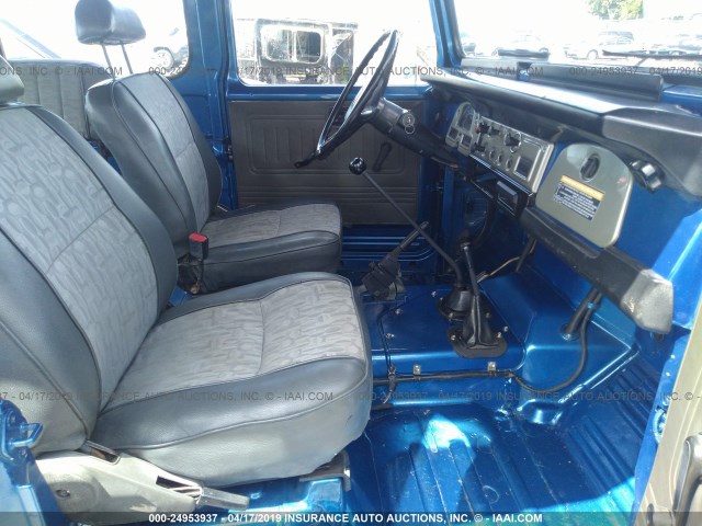 FJ40939515 - 1985 TOYOTA LANDCRUISER  BLUE photo 5