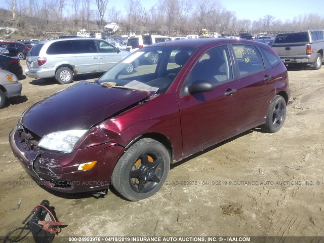 1FAFP37N86W158154 - 2006 FORD FOCUS ZX5 MAROON photo 2