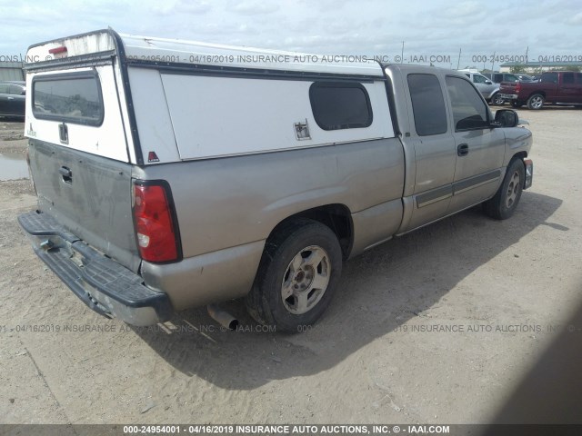 1GCEC19X47Z108422 - 2007 CHEVROLET SILVERADO C1500 CLASSIC GRAY photo 4