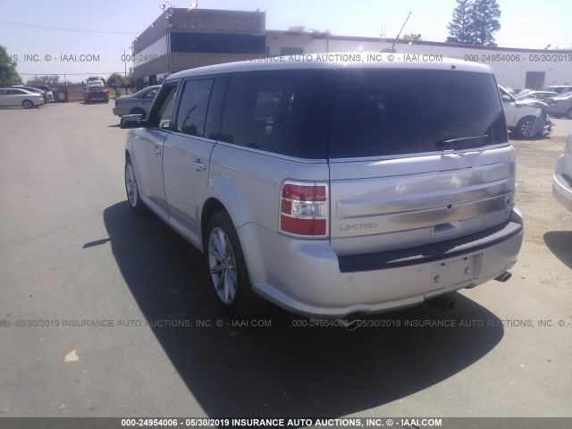 2FMHK6D85JBA01107 - 2018 FORD FLEX SILVER photo 3