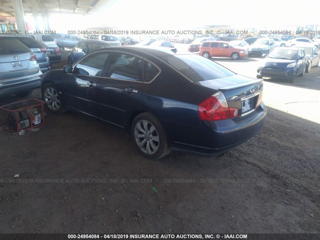 JNKBY01E56M204577 - 2006 INFINITI M45 SPORT BLUE photo 3