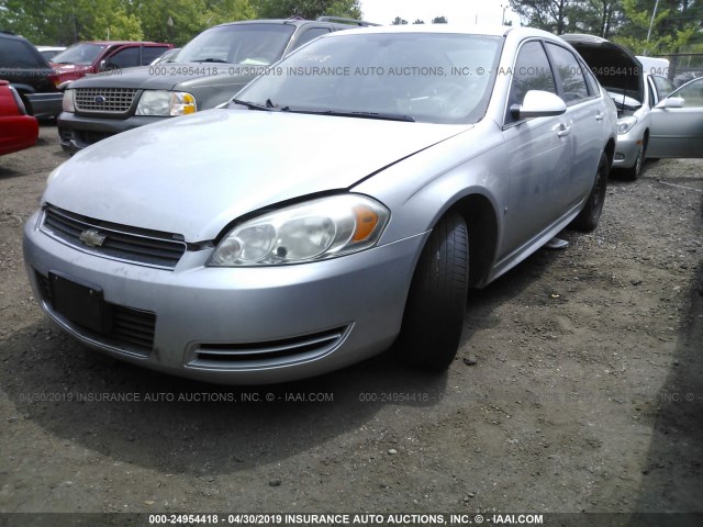 2G1WA5EK8A1107763 - 2010 CHEVROLET IMPALA LS SILVER photo 2