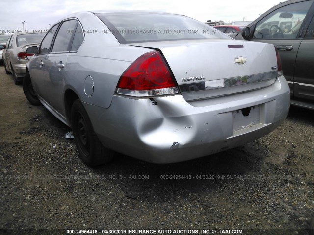 2G1WA5EK8A1107763 - 2010 CHEVROLET IMPALA LS SILVER photo 3