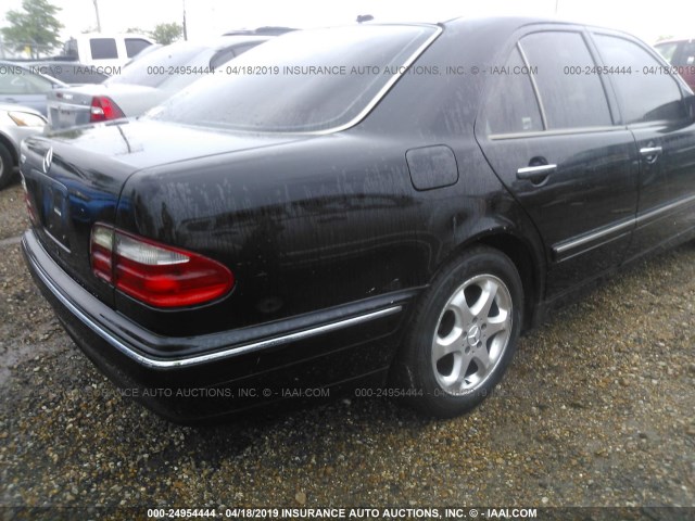 WDBJF65J42B447010 - 2002 MERCEDES-BENZ E 320 BLACK photo 6