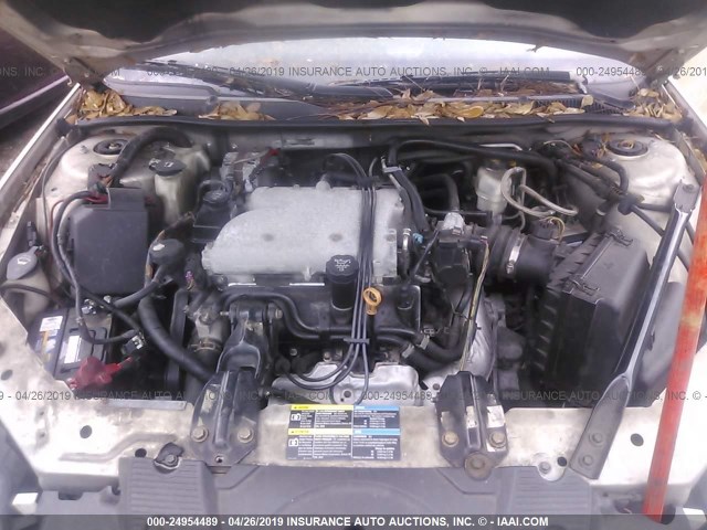 2G1WS583181246452 - 2008 CHEVROLET IMPALA POLICE GOLD photo 10