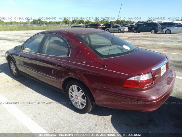 1MEFM55S25A617020 - 2005 MERCURY SABLE LS PREMIUM RED photo 3