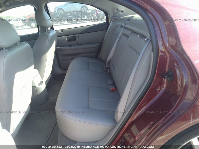 1MEFM55S25A617020 - 2005 MERCURY SABLE LS PREMIUM RED photo 8