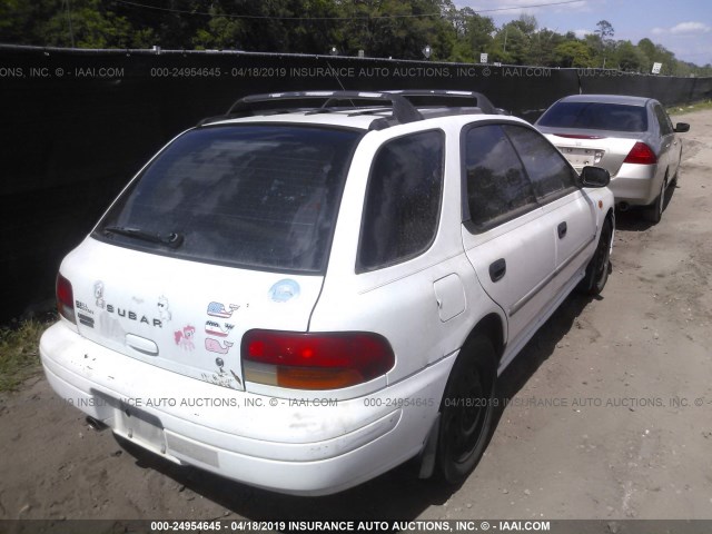 JF1GF4359YH804697 - 2000 SUBARU IMPREZA L WHITE photo 4