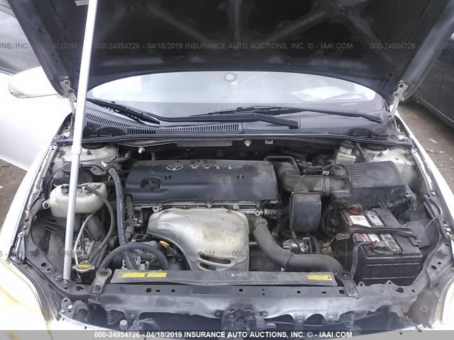 JTKDE177760111870 - 2006 TOYOTA SCION TC თეთრი ფოტო 10