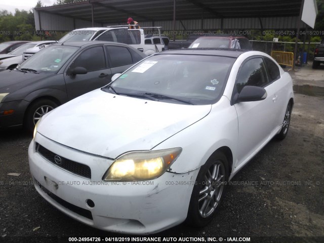 JTKDE177760111870 - 2006 TOYOTA SCION TC თეთრი ფოტო 2