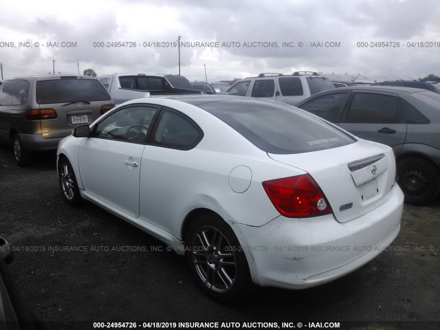 JTKDE177760111870 - 2006 TOYOTA SCION TC თეთრი ფოტო 3