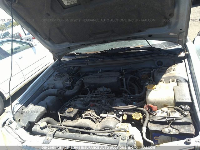 JF1SF65681H736989 - 2001 SUBARU FORESTER S Gümüş foto 10