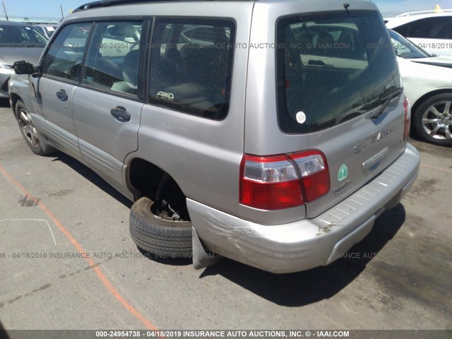 JF1SF65681H736989 - 2001 SUBARU FORESTER S Gümüş foto 6
