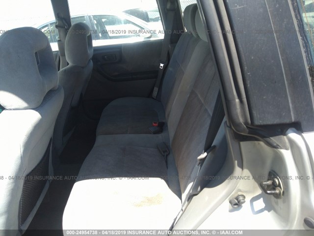JF1SF65681H736989 - 2001 SUBARU FORESTER S Gümüş foto 8