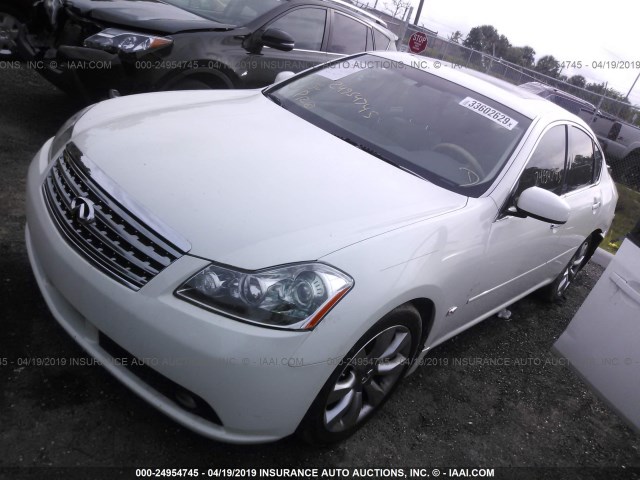 JNKAY01E37M310734 - 2007 INFINITI M35 SPORT WHITE photo 2