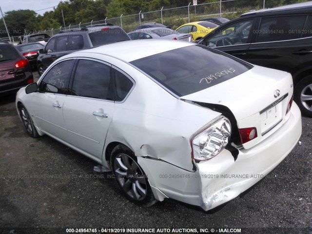 JNKAY01E37M310734 - 2007 INFINITI M35 SPORT WHITE photo 3