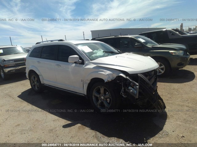 3C4PDCGB9GT234422 - 2016 DODGE JOURNEY CROSSROAD WHITE photo 1