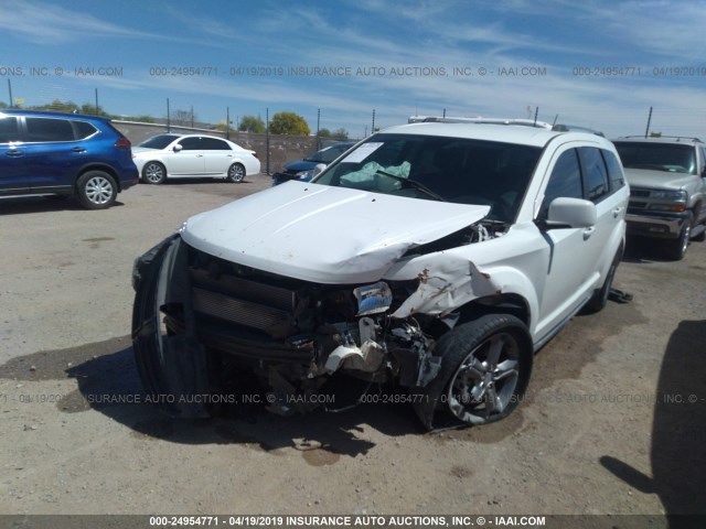 3C4PDCGB9GT234422 - 2016 DODGE JOURNEY CROSSROAD WHITE photo 6