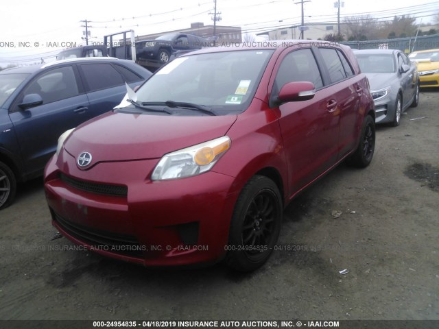 JTKKU10498J026195 - 2008 TOYOTA SCION XD RED photo 2