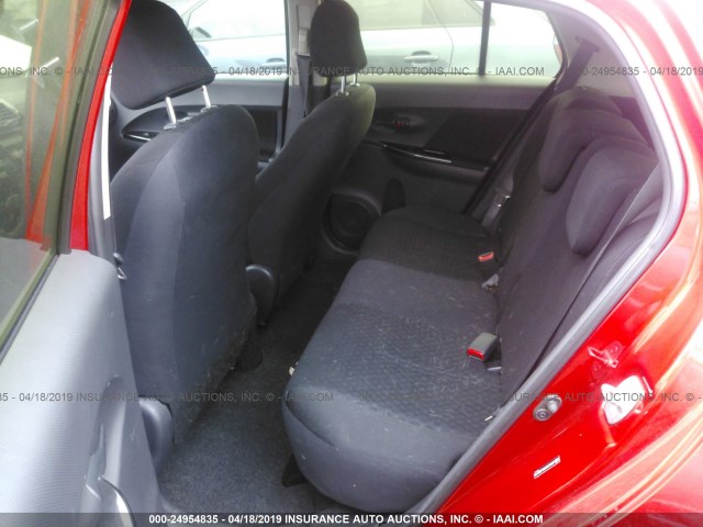 JTKKU10498J026195 - 2008 TOYOTA SCION XD RED photo 8