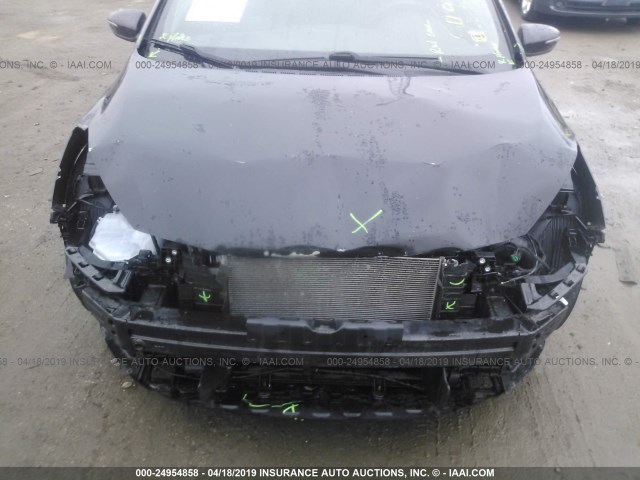 KNAFX4A66E5146071 - 2014 KIA FORTE LX BLACK photo 6