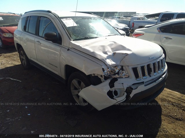 1C4NJCEB5DD213040 - 2013 JEEP COMPASS LATITUDE SILVER photo 1