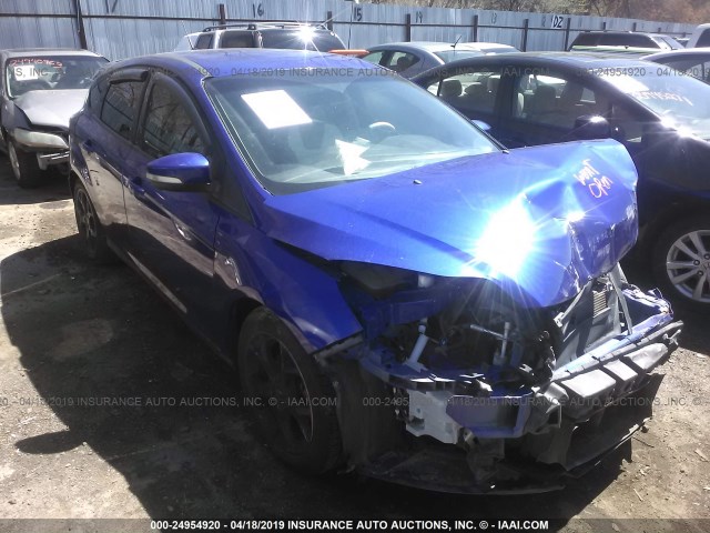 1FADP3K24EL444135 - 2014 FORD FOCUS SE BLUE photo 1