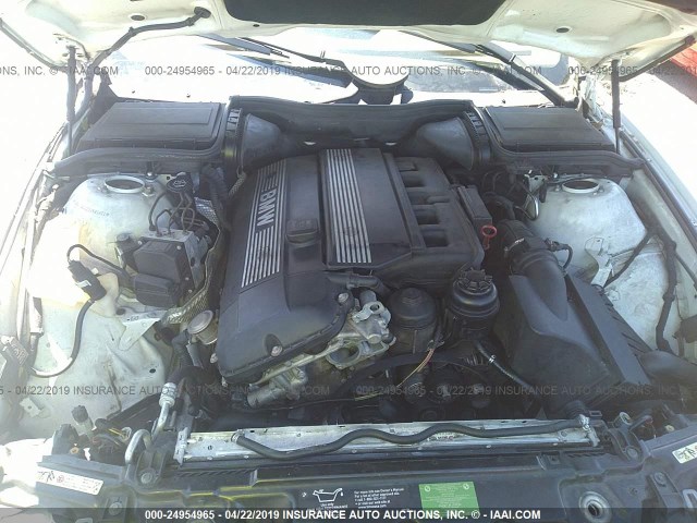 WBADT43423GY99872 - 2003 BMW 525 I AUTOMATIC 白色 照片 10