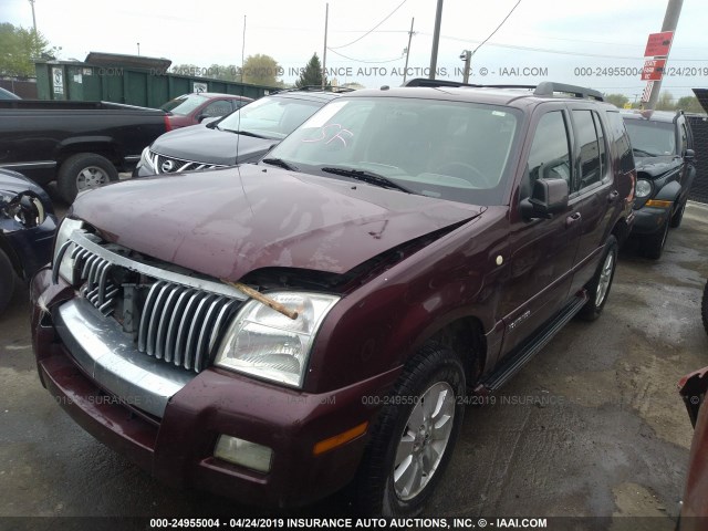 4M2EU47E77UJ19602 - 2007 MERCURY MOUNTAINEER LUXURY BURGUNDY photo 2