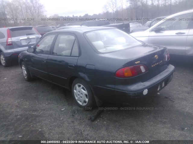 2T1BR18E1XC251694 - 1999 TOYOTA COROLLA VE/CE/LE GREEN photo 3