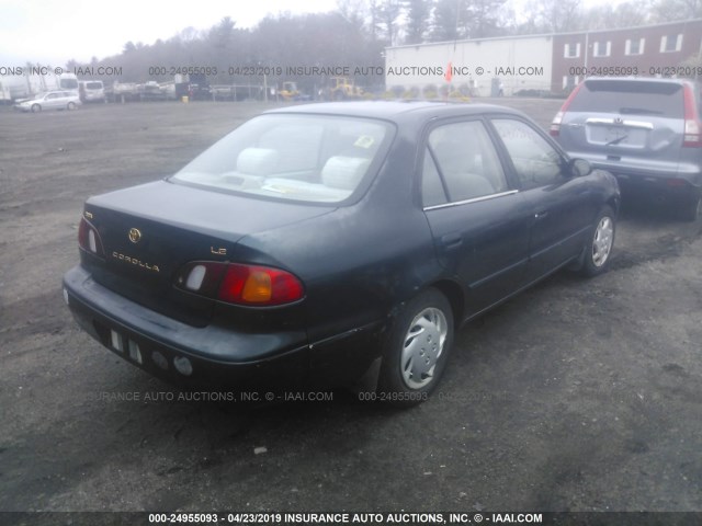 2T1BR18E1XC251694 - 1999 TOYOTA COROLLA VE/CE/LE GREEN photo 4