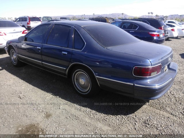 1G1BL52P3TR117717 - 1996 CHEVROLET CAPRICE / IMPALA CLASSIC/SS BLUE photo 3