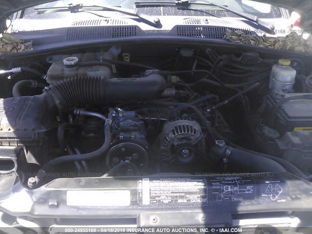 1J4GK38K04W282590 - 2004 JEEP LIBERTY RENEGADE BLACK photo 10