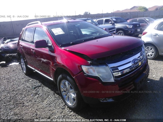 2FMDK3JC4ABA49395 - 2010 FORD EDGE SEL RED photo 1