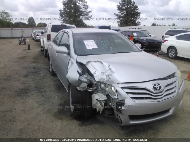 4T4BF3EK5AR028150 - 2010 TOYOTA CAMRY SE/LE/XLE SILVER photo 6