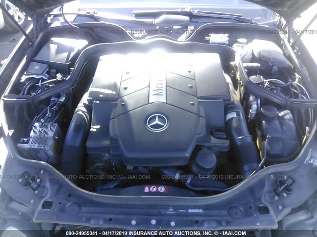 WDBUF70J64A603681 - 2004 MERCEDES-BENZ E 500 BLACK photo 10