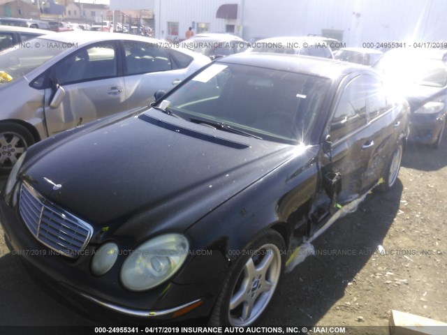 WDBUF70J64A603681 - 2004 MERCEDES-BENZ E 500 BLACK photo 2