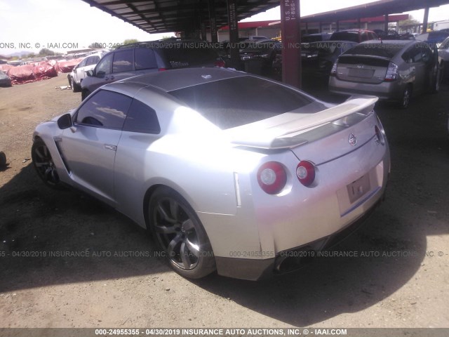 JN1AR5EF5AM231185 - 2010 NISSAN GT-R PREMIUM SILVER photo 3