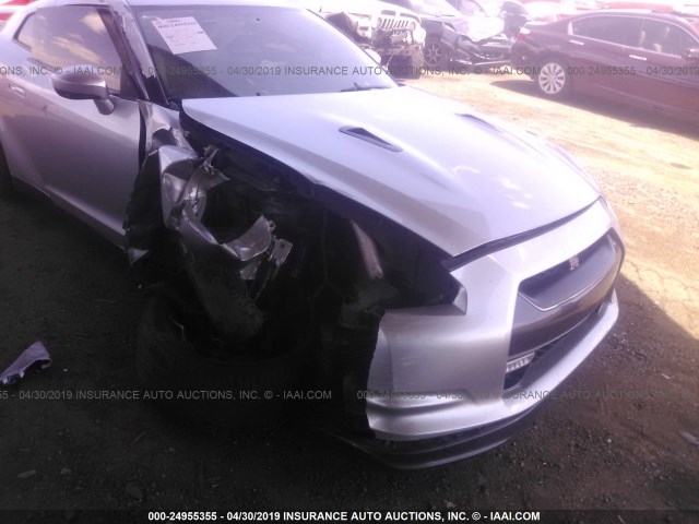 JN1AR5EF5AM231185 - 2010 NISSAN GT-R PREMIUM SILVER photo 6